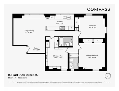 161 E 90th St #6C, New York, NY 10128