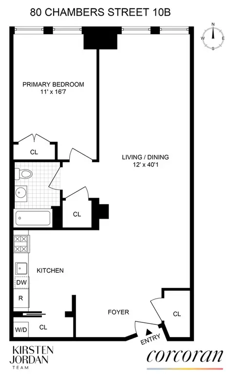 80 Chambers St #10B, New York, NY 10007
