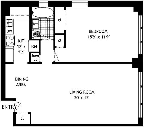 77 W 55th St #9J, New York, NY 10019
