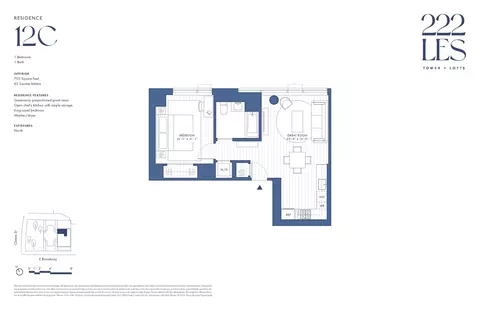 222 E Broadway #12C, New York, NY 10002