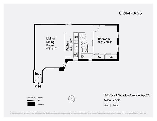 11 St Nicholas Ave #2G, New York, NY 10026