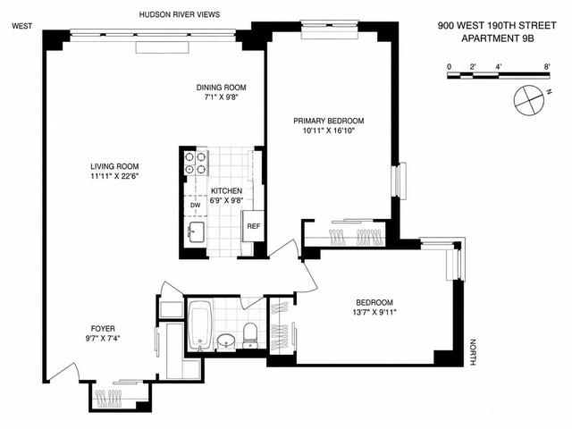 900 W 190th St #9B, New York, NY 10040