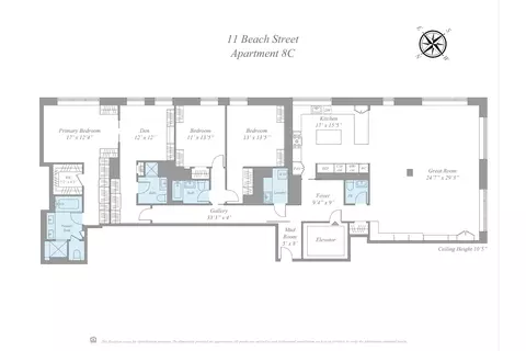 11 Beach St #8C, New York, NY 10013