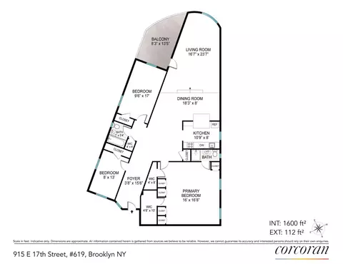 915 E 17th St #619, Brooklyn, NY 11230