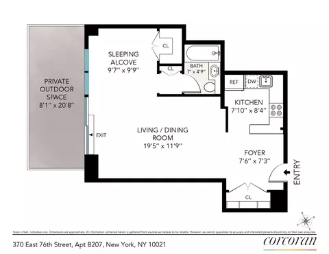370 E 76th St #B207, New York, NY 10021