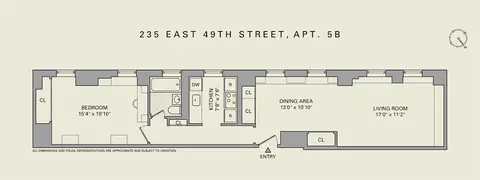 235 E 49th St #5B, New York, NY 10017