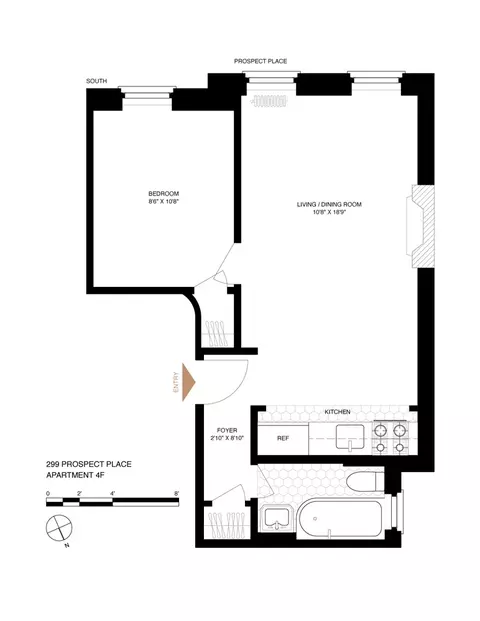 299 Prospect Pl #4F, Brooklyn, NY 11238
