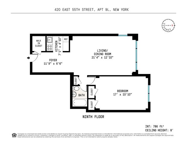 420 E 55th St #9L, New York, NY 10022