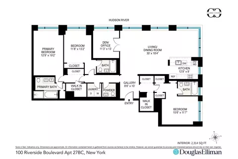 100 Riverside Blvd #27B, New York, NY 10069