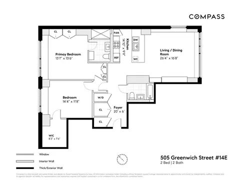505 Greenwich St #14E, New York, NY 10013