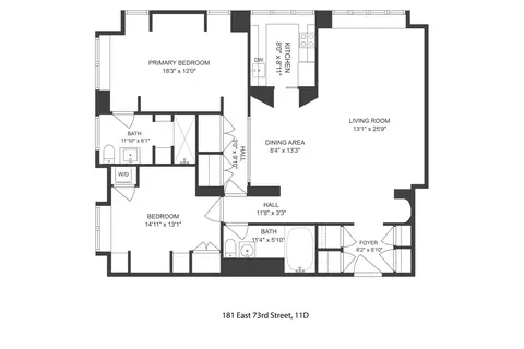 181 E 73rd St #11D, New York, NY 10021