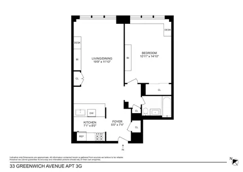 33 Greenwich Ave #3G, New York, NY 10014