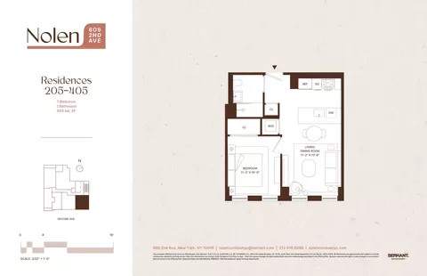 609 2nd Ave #405, New York, NY 10016