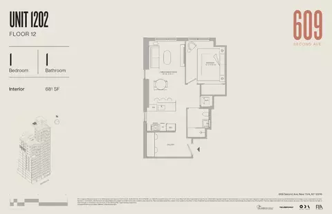 609 2nd Ave #1202, New York, NY 10016