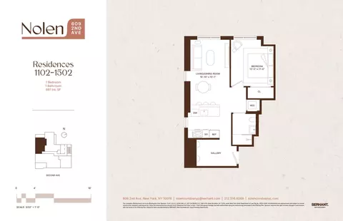 609 2nd Ave #1202, New York, NY 10016