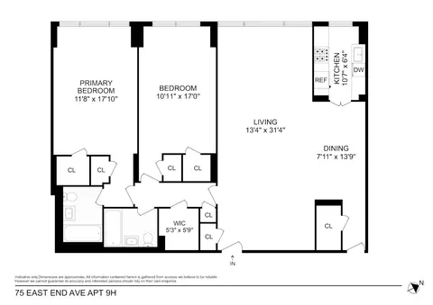 75 End Ave #9H, New York, NY 10028