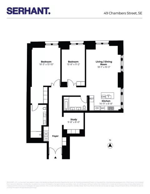 49 Chambers St #5E, New York, NY 10007