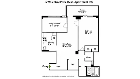 382 Central Park W #17X, New York, NY 10025