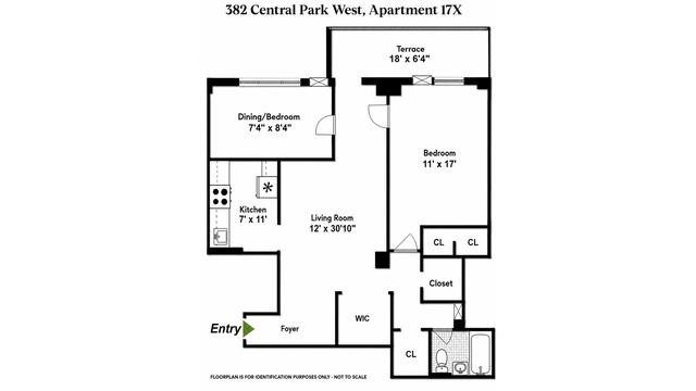 382 Central Park W #17X, New York, NY 10025
