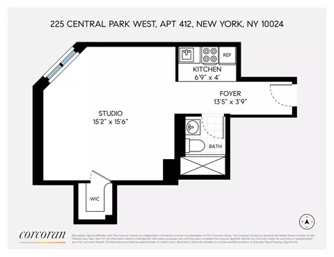 225 Central Park W #412, New York, NY 10024