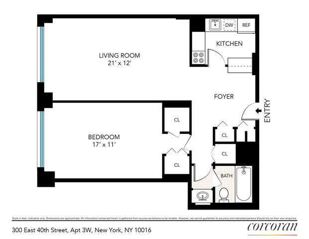 300 E 40th St #3W, New York, NY 10016