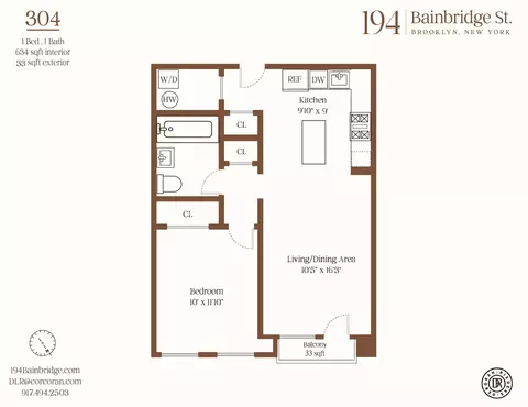 194 Bainbridge St #304, Brooklyn, NY 11233