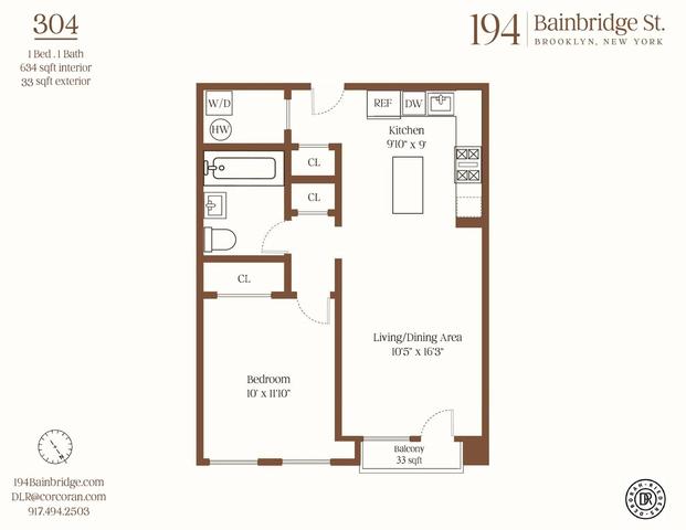 194 Bainbridge St #304, Brooklyn, NY 11233