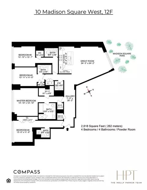 10 Madison Sq W #12F, New York, NY 10010