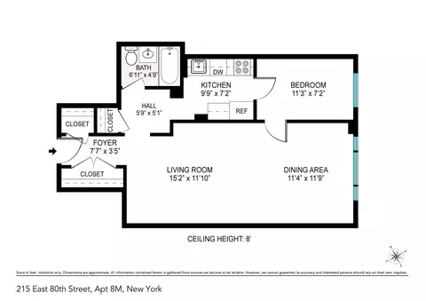 215 E 80th St #8M, New York, NY 10075