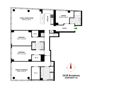 2628 Broadway #9A, New York, NY 10025