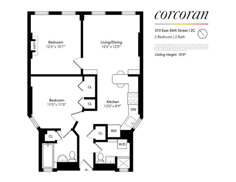 313 E 56th St #2C, New York, NY 10022