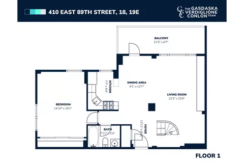 401 E 89th St #18/19E, New York, NY 10128
