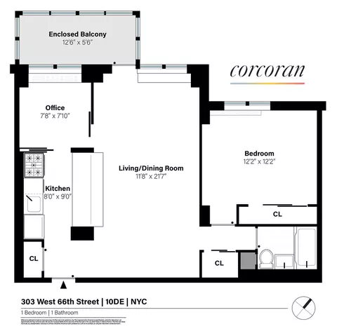 303 W 66th St #10DE, New York, NY 10023