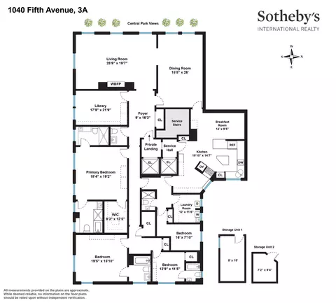 1040 Fifth Ave #3A, New York, NY 10028