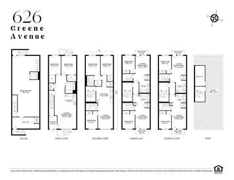 Floorplan - 626 Greene Ave, Brooklyn, NY 11221 photo 1 of 1