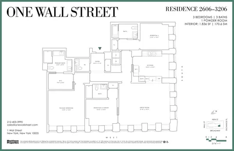 1 Wall St #2806, New York, NY 10005