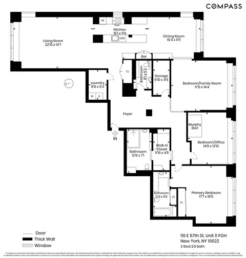 110 E 57th St #11FGH, New York, NY 10022