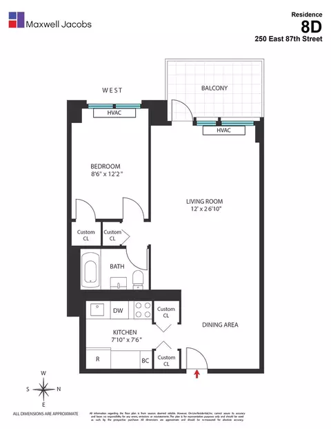 250 E 87th St #8-D, New York, NY 10128
