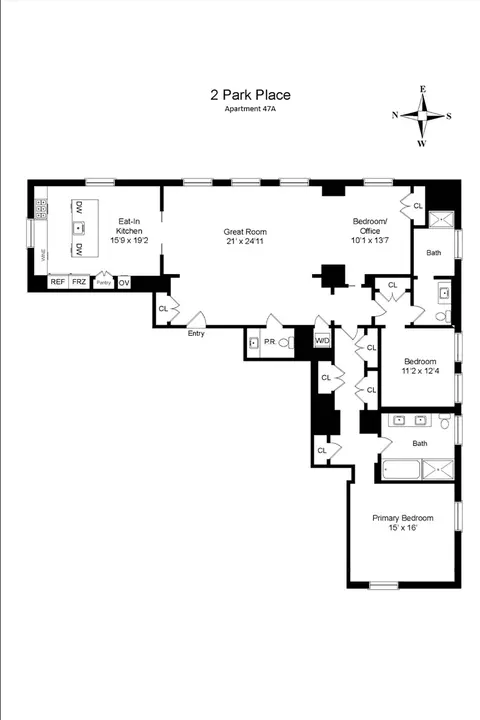 2 Park Pl #47A, New York, NY 10007