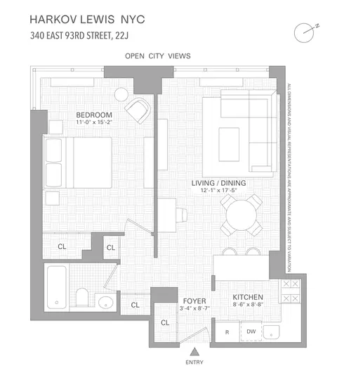 340 E 93rd St #22J, New York, NY 10128