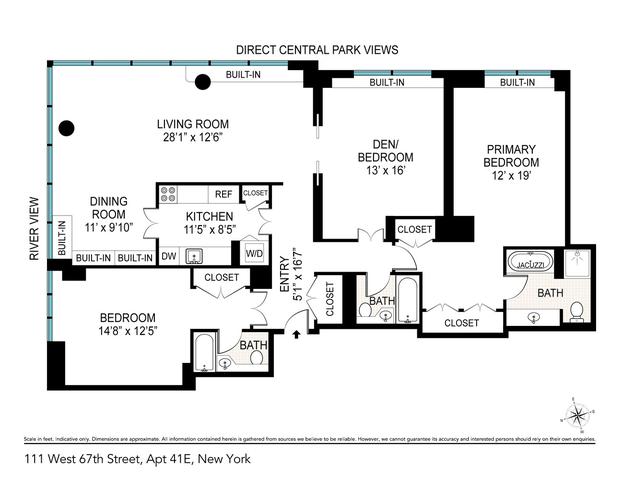 111 W 67th St #41E, New York, NY 10023