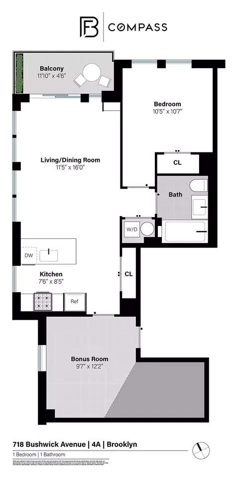 718 Bushwick Ave #4A, Brooklyn, NY 11221