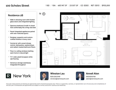 100 Scholes St #2-B, Brooklyn, NY 11206