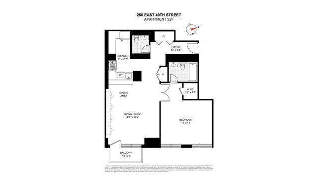 250 E 40th St #22F, New York, NY 10016