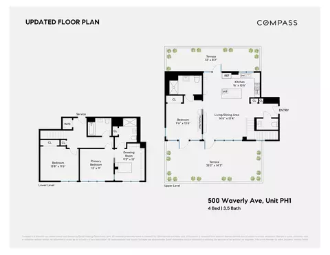 500 Waverly Ave #PH1, Brooklyn, NY 11238