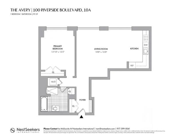 100 Riverside Blvd #10-A, New York, NY 10069