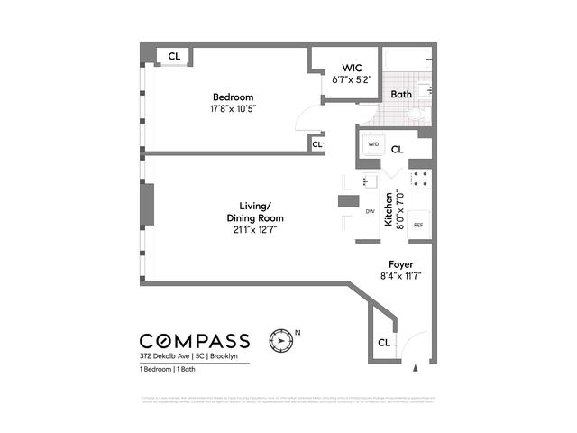 372 Dekalb Ave #5C, Brooklyn, NY 11205