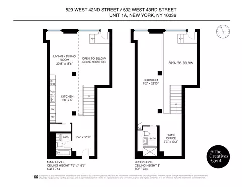 529 W 42nd St #1A, New York, NY 10036