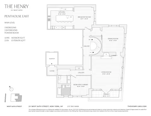 211 W 84th St #PHEAST, New York, NY 10024
