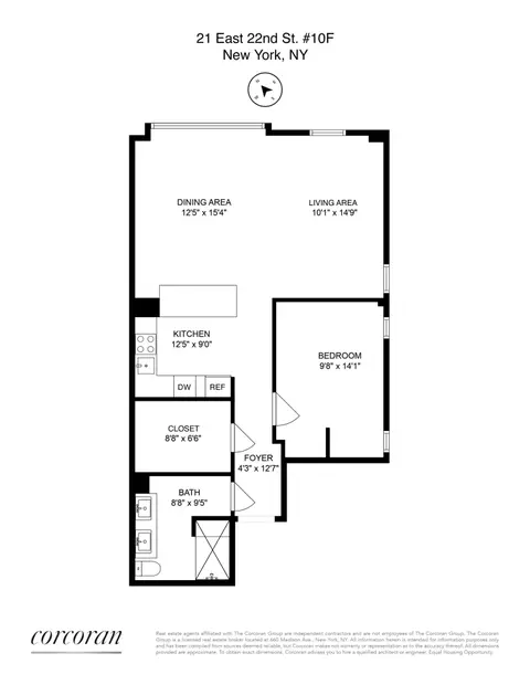 21 E 22nd St #10F, New York, NY 10010